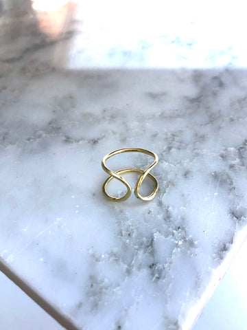 Two Spheres Ring /Midi /Toe Ring